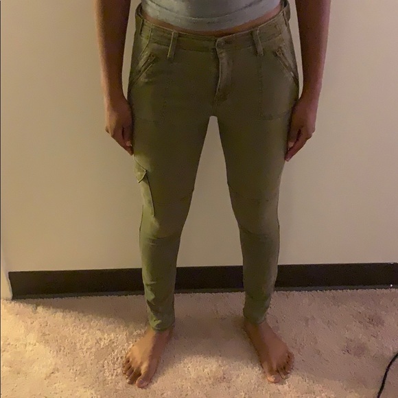 Abercrombie & Fitch Denim - Army green jeans